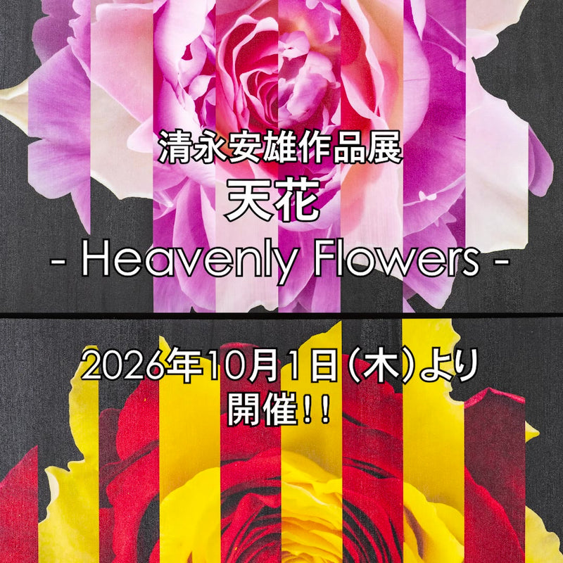 清永安雄 作品展「天花 ─ Heavenly Flowers ─」を京都写真美術館で開催